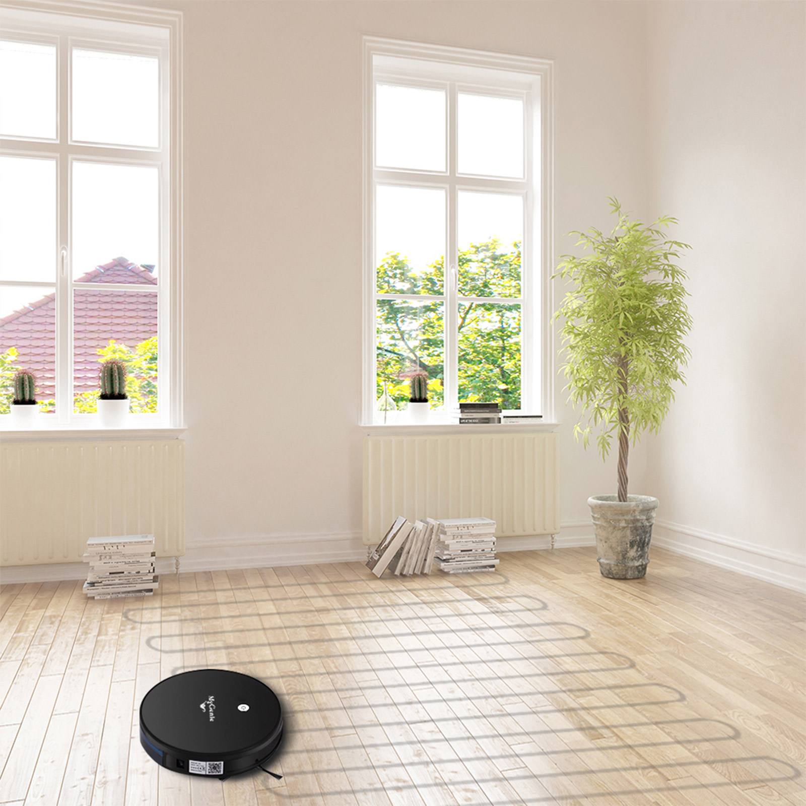 My Genie Xsonic Robotic Vacuum Cleaner - Black - Image 4