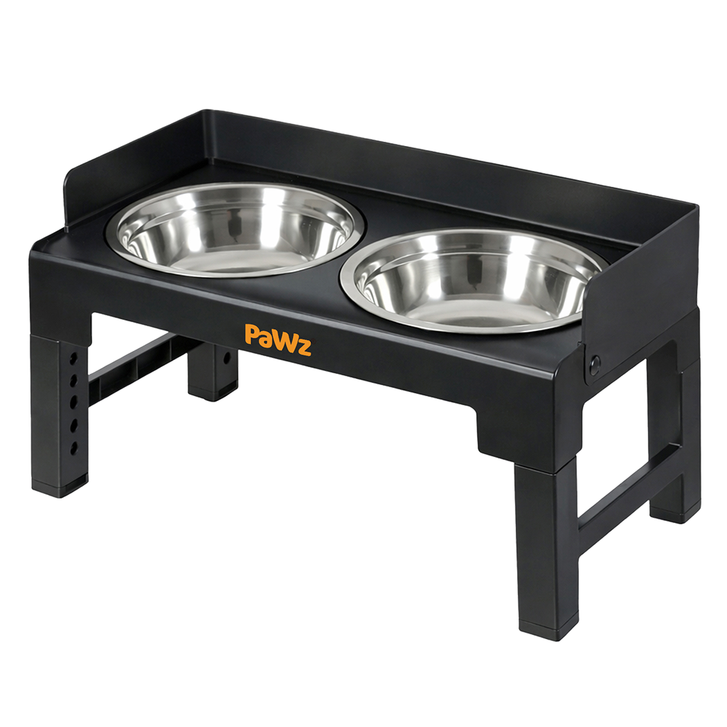 Pawz Elevated Dog Bowls Pet Feeder 6 Height Adjustable Raised Food Water Large - Image 9