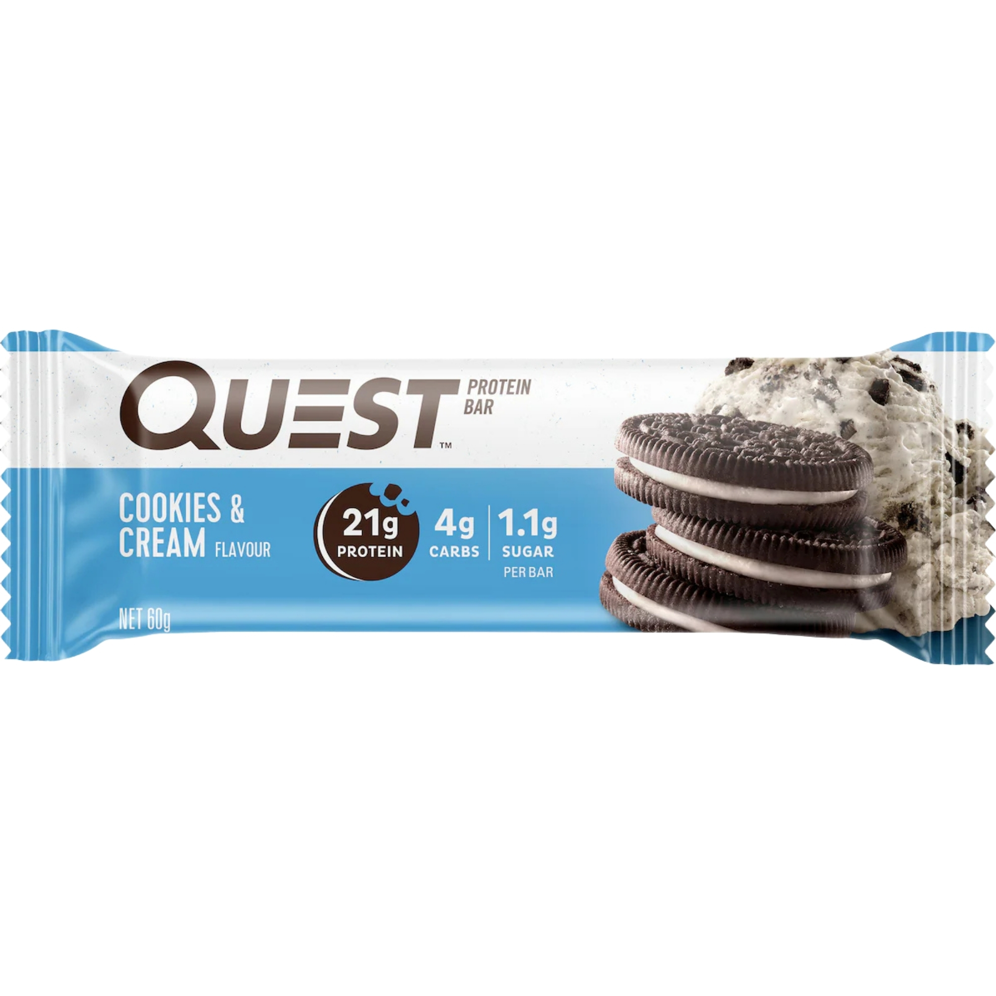 Quest Cookies & Cream Protein Bars 12x60g - Image 2