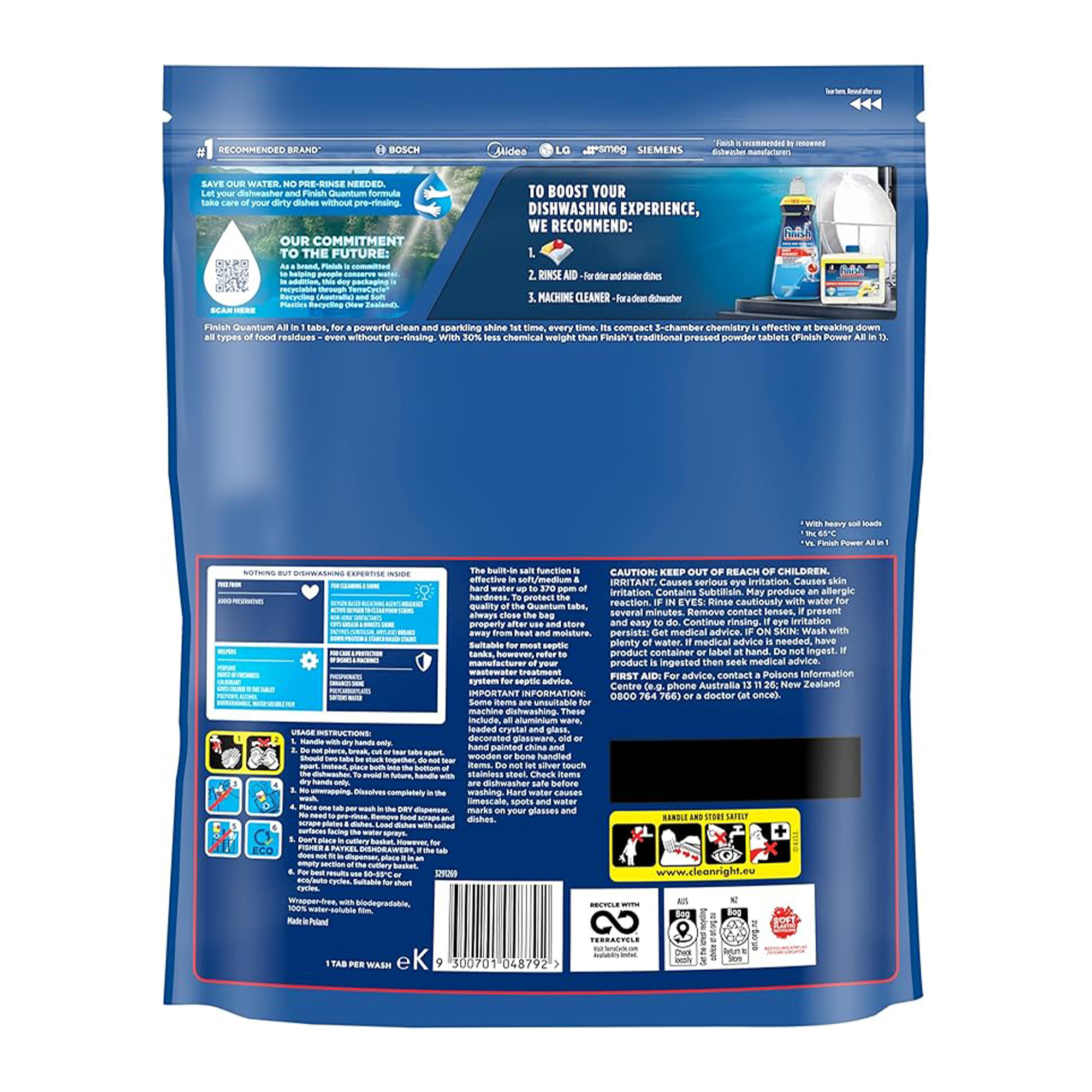 Finish Quantum x 540 Dishwasher Tablets - Image 2