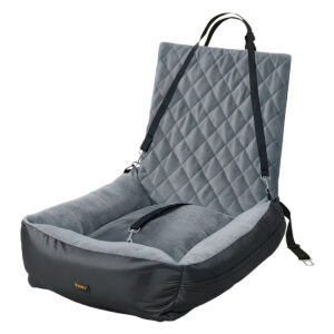 Pawz Pet Car Seat Dog Seat Travel Safety Booster Grey