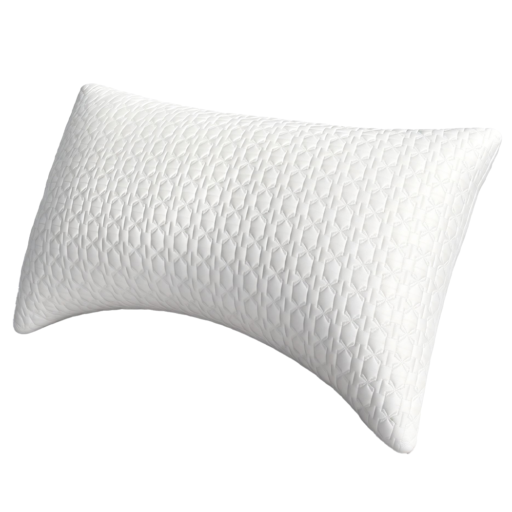 Dreamz Memory Foam Adjustable Pillow Neck Pain Relief Cooling Side Sleeper