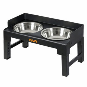 Pawz Elevated Dog Bowls Pet Feeder 6 Height Adjustable Raised Food Water Large