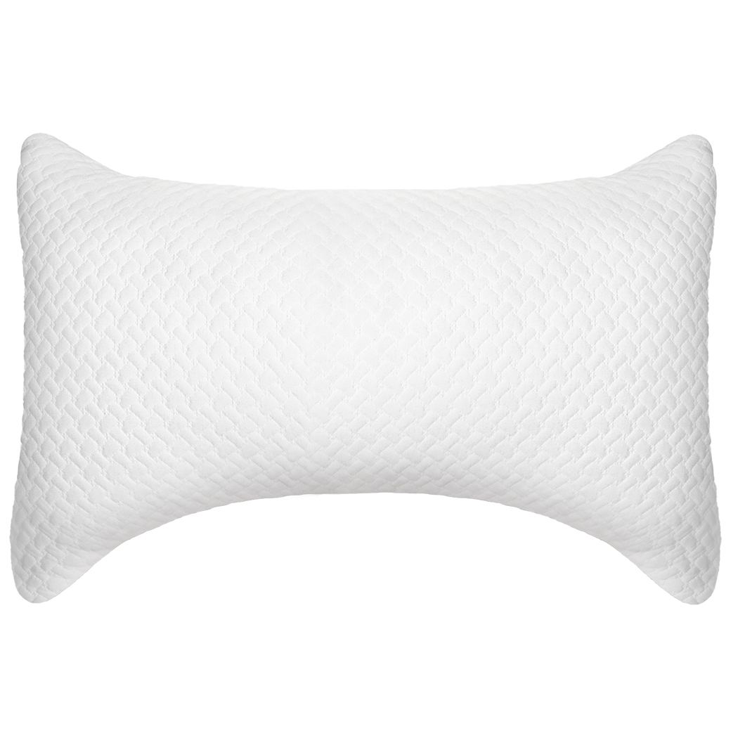 Dreamz Memory Foam Adjustable Pillow Neck Pain Relief Cooling Side Sleeper - Image 2