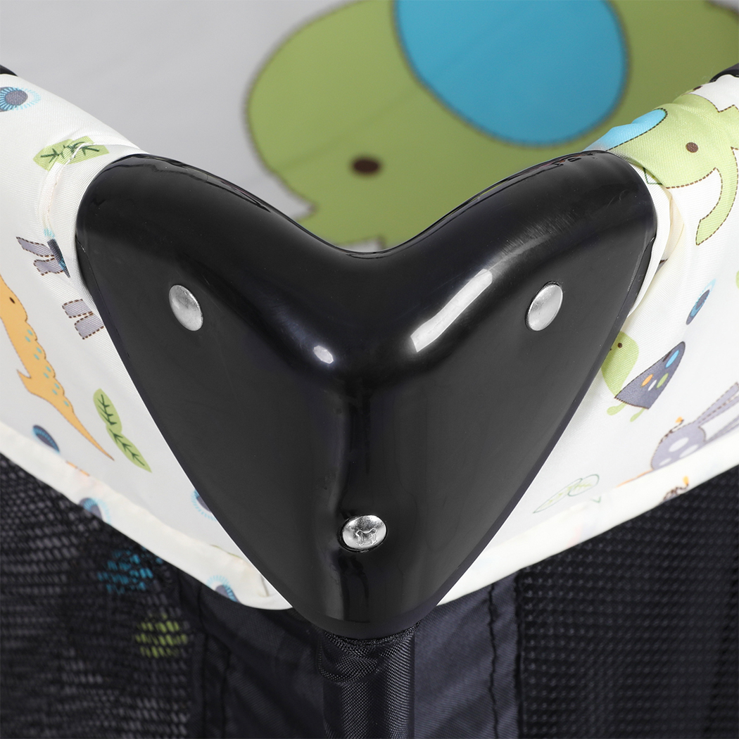 BoPeep Baby Cot Bed Crib Portable Bassinet Black - Image 4