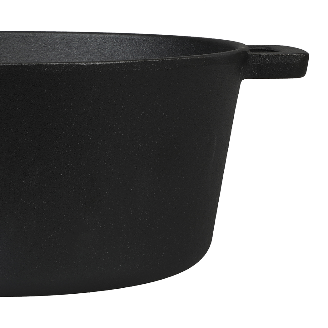 Toque 5.84L Double Dutch Oven 2 in 1 Cast Iron Pan - Image 5