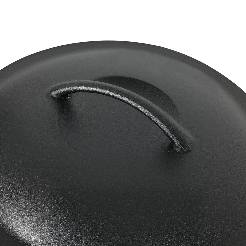 Pawz 6.6L Cast Iron Dutch Oven Heavy Duty Casserole Pot - Image 6
